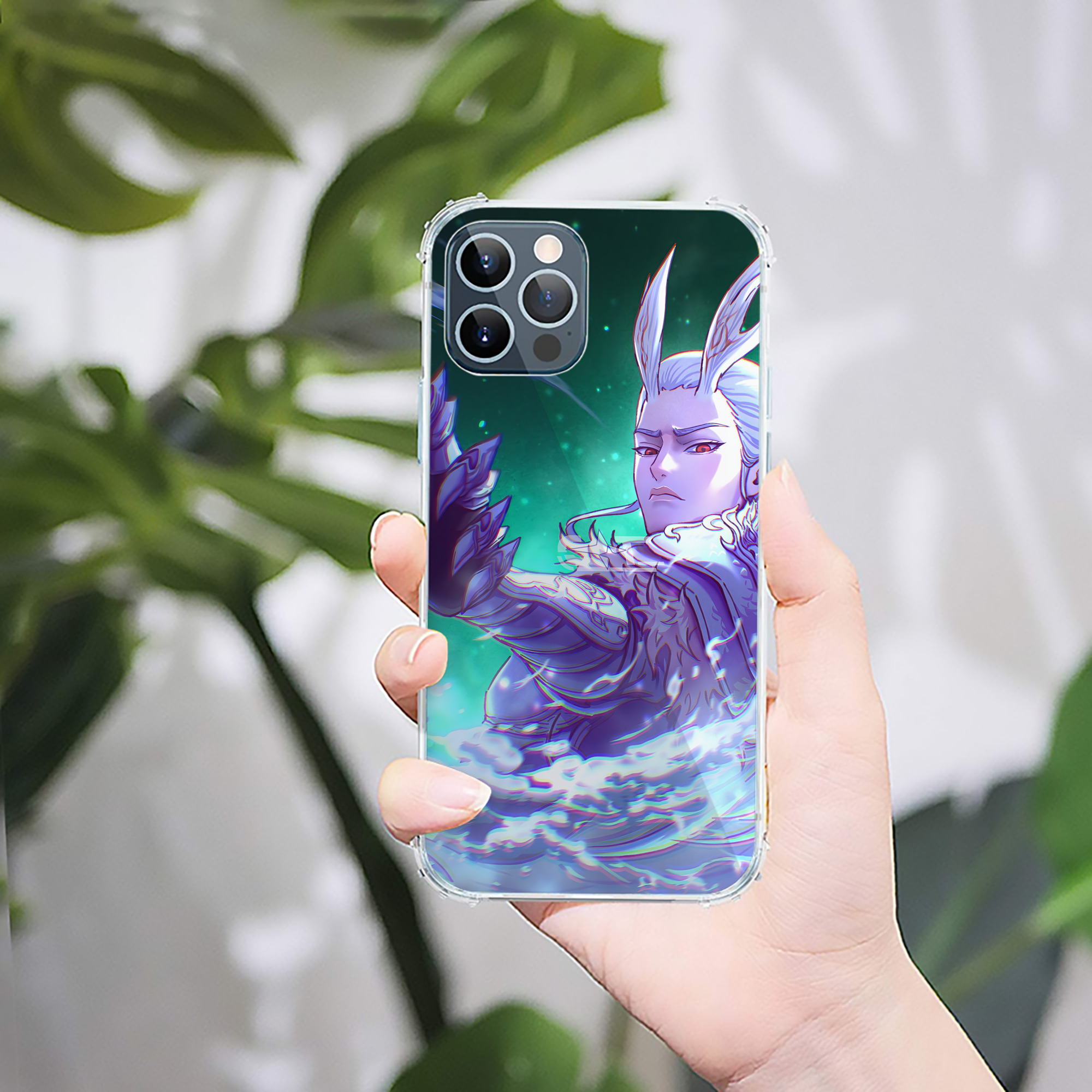 （画像用） Ne Zha 2 ナタ 魔童の大暴れ 【iPhone 12シリーズ対応】透明スマホケース（クリアソフトケース）